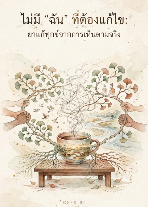 ไม่มี 'ฉัน' ที่ต้องแก้ไข: ยาแก้ทุกข์จากการเห็นตามจริง Cover