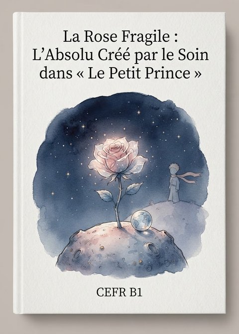 La Rose Fragile : L'Absolu Créé par le Soin dans « Le Petit Prince » Cover