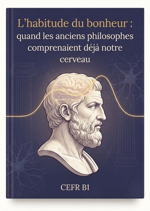 L'habitude du bonheur : quand les anciens philosophes comprenaient déjà notre cerveau Cover